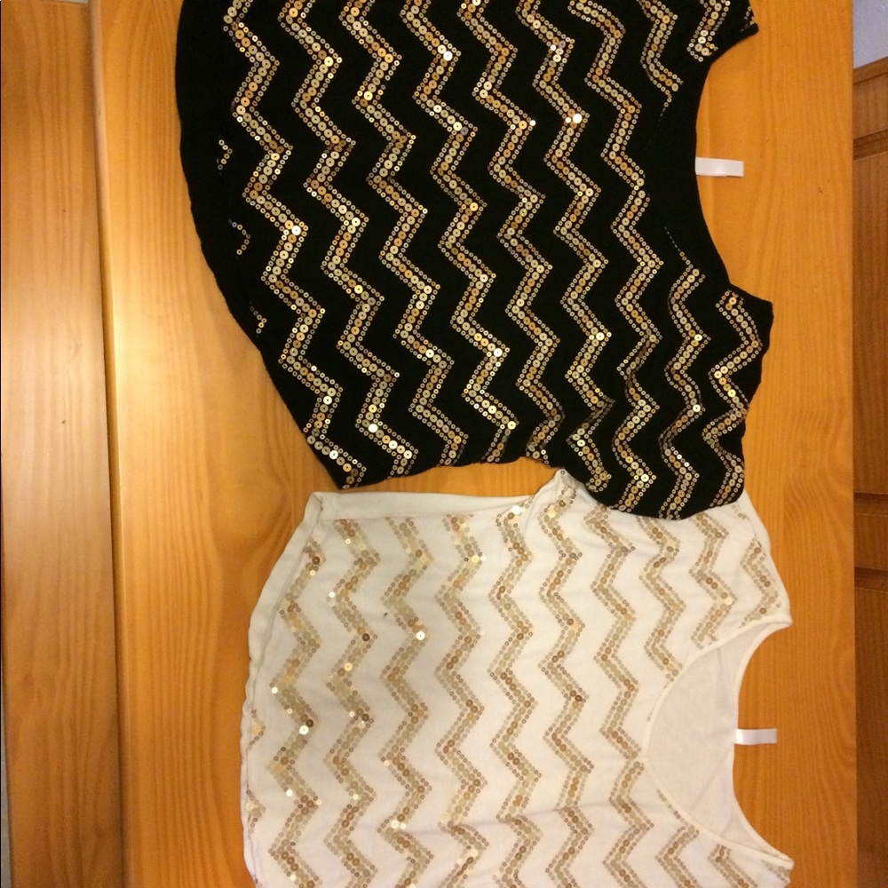 Sequence crop tops